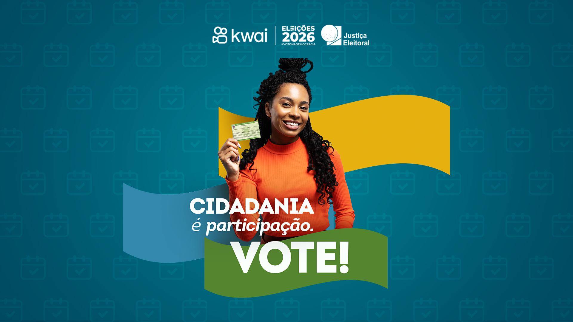 Kwai e TSE se unem em campanha para incentivar a regularização do título de eleitor