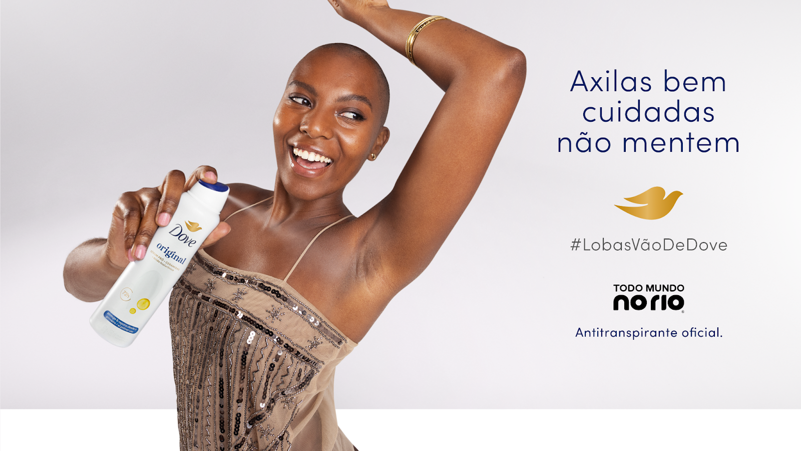 Em nova campanha, Dove anuncia patrocínio ao Todo Mundo no Rio