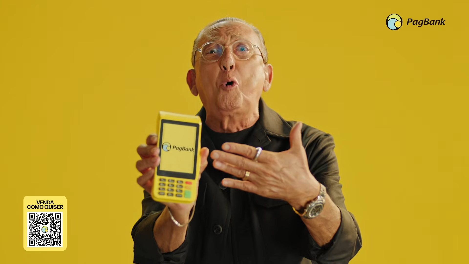 PagBank lança campanha com Galvão Bueno