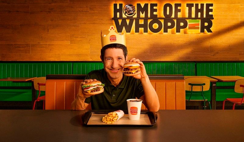 Fabiano Augusto divulga promoção do Burger King