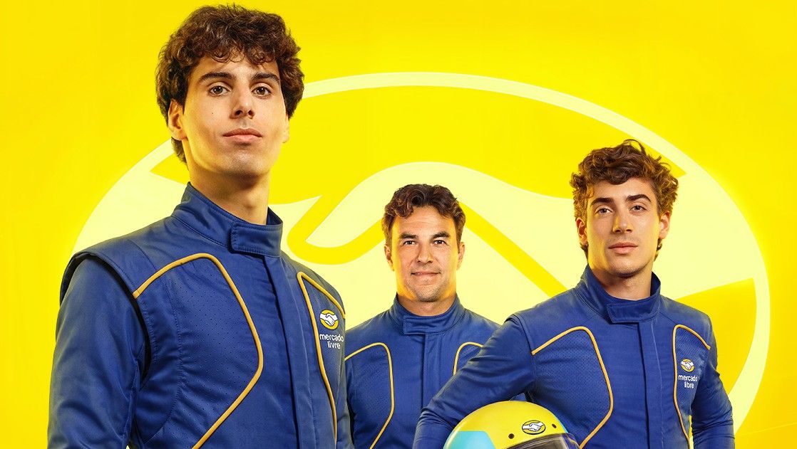 Mercado Livre reúne Bortoleto, Colapinto e Checo Pérez em novo filme para F1