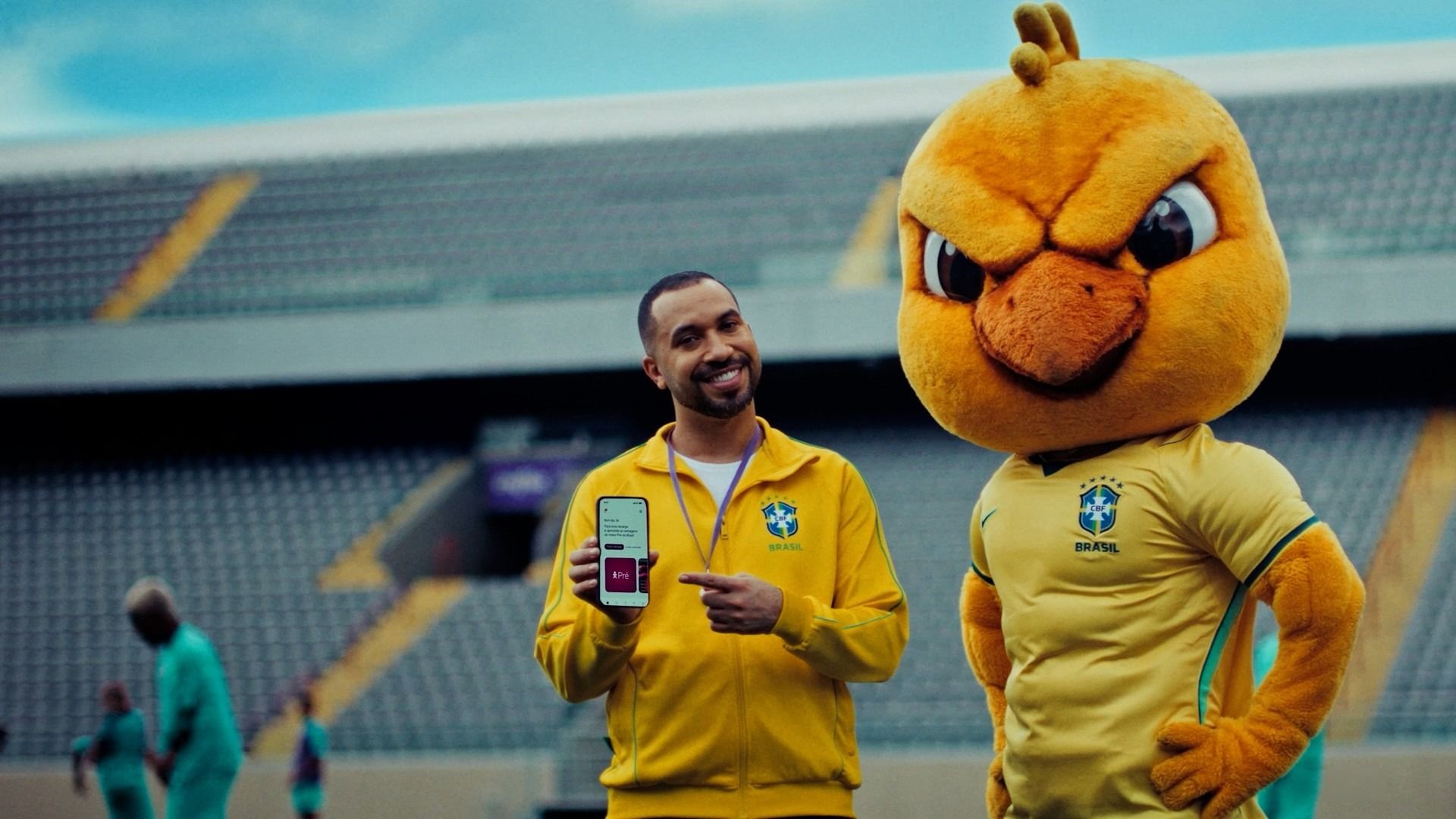 Com Gil do Vigor e Canarinho, Vivo Pré lança maior oferta de internet para o Mundial