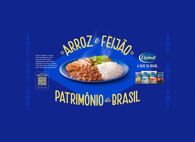 Camil aposta em movimento para valorizar arroz e feijão como patrimônio do Brasil
