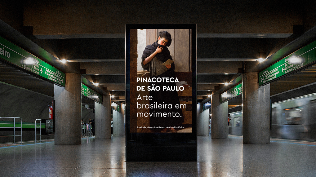 Pinacoteca de São Paulo leva acervo para metrô em campanha da N.ideias