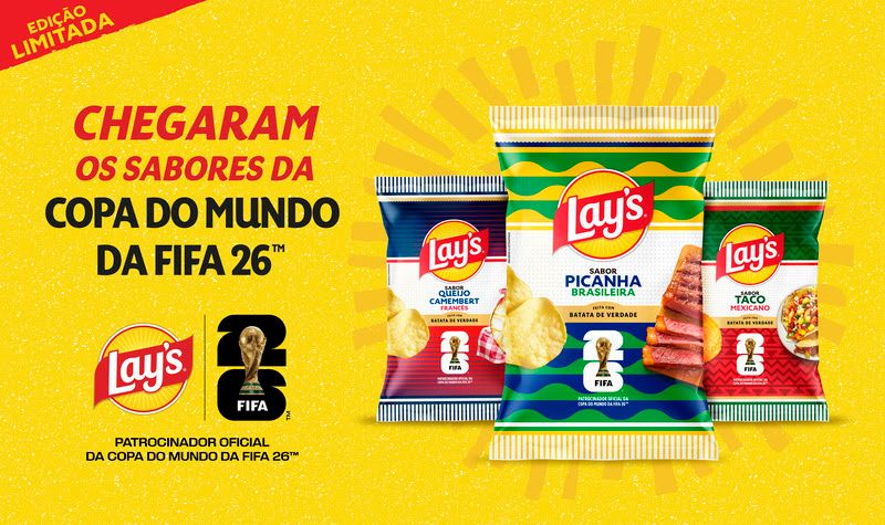 Lay's aposta em estratégia 360º para Copa do Mundo 2026